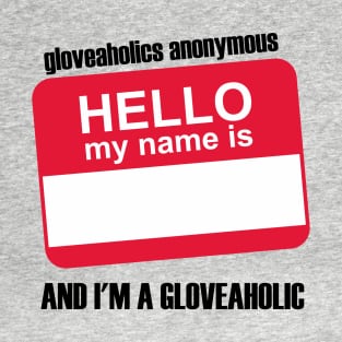 Hello. My name is... (red badge & black text) T-Shirt